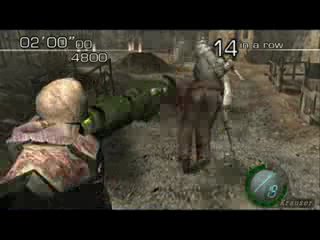 resident evil 4 nemesis updated aiming was done onkey board sorry