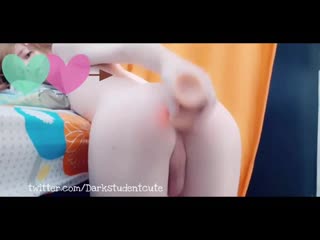 sticking a dildo in a cute ass (shemale tgirl tranny sissy femboy)